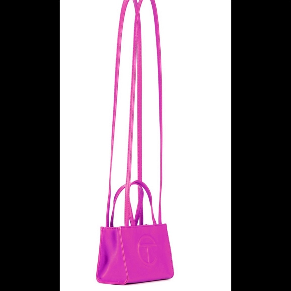 Pink telfar small bag